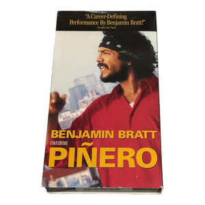 Vintage Piñero VHS Tape Benjamin Bratt Film Drama UK 18 Rating 1h34m Video Movie